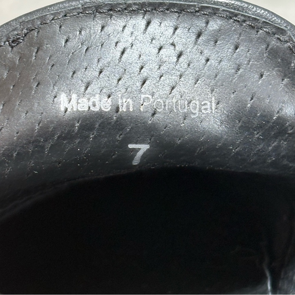 WALK LONDON Leather Suede Black Stars Loafers Casual Shoes Mens UK 7 US 8 - Picture 9 of 9